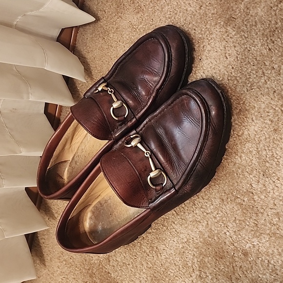 Gucci Horsebit Leather Loafers - Picture 1 of 15